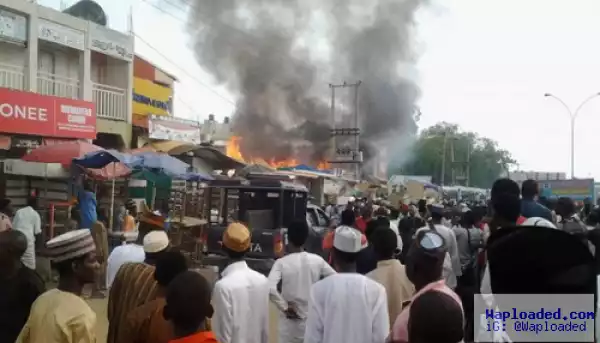 Again Fire Guts Kano GSM Market, 44 Shops, Millions Of Naira Gone Down